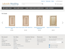 Tablet Screenshot of lakesidemoulding.com